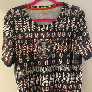 Tory Burch pattern t-shirt